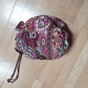 Vera Bradley paisley printed insulated? drawstring bag.